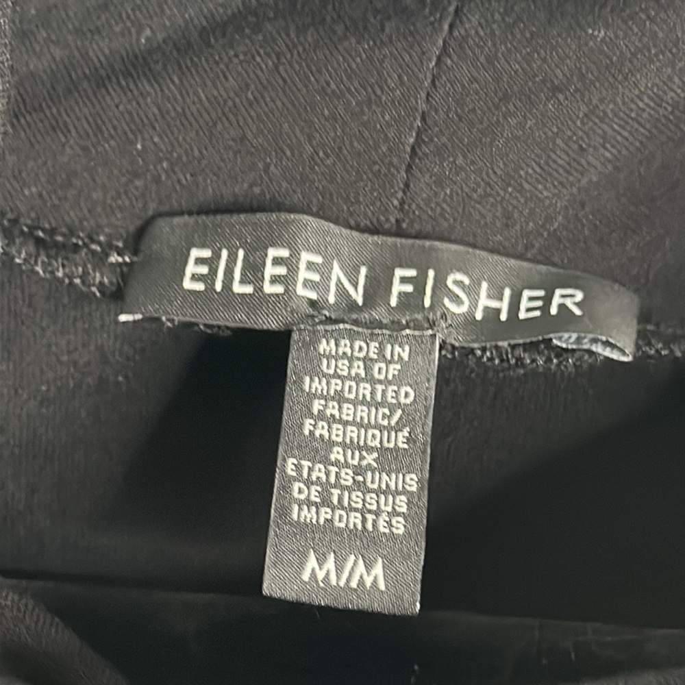 Eileen fisher black mini dress size medium - Picture 8 of 12